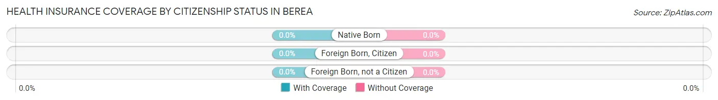 Health Insurance Coverage by Citizenship Status in Berea