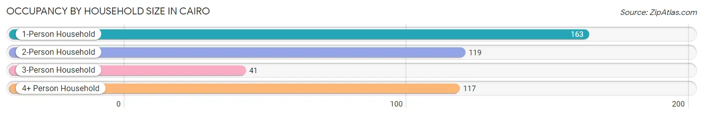 Occupancy by Household Size in Cairo