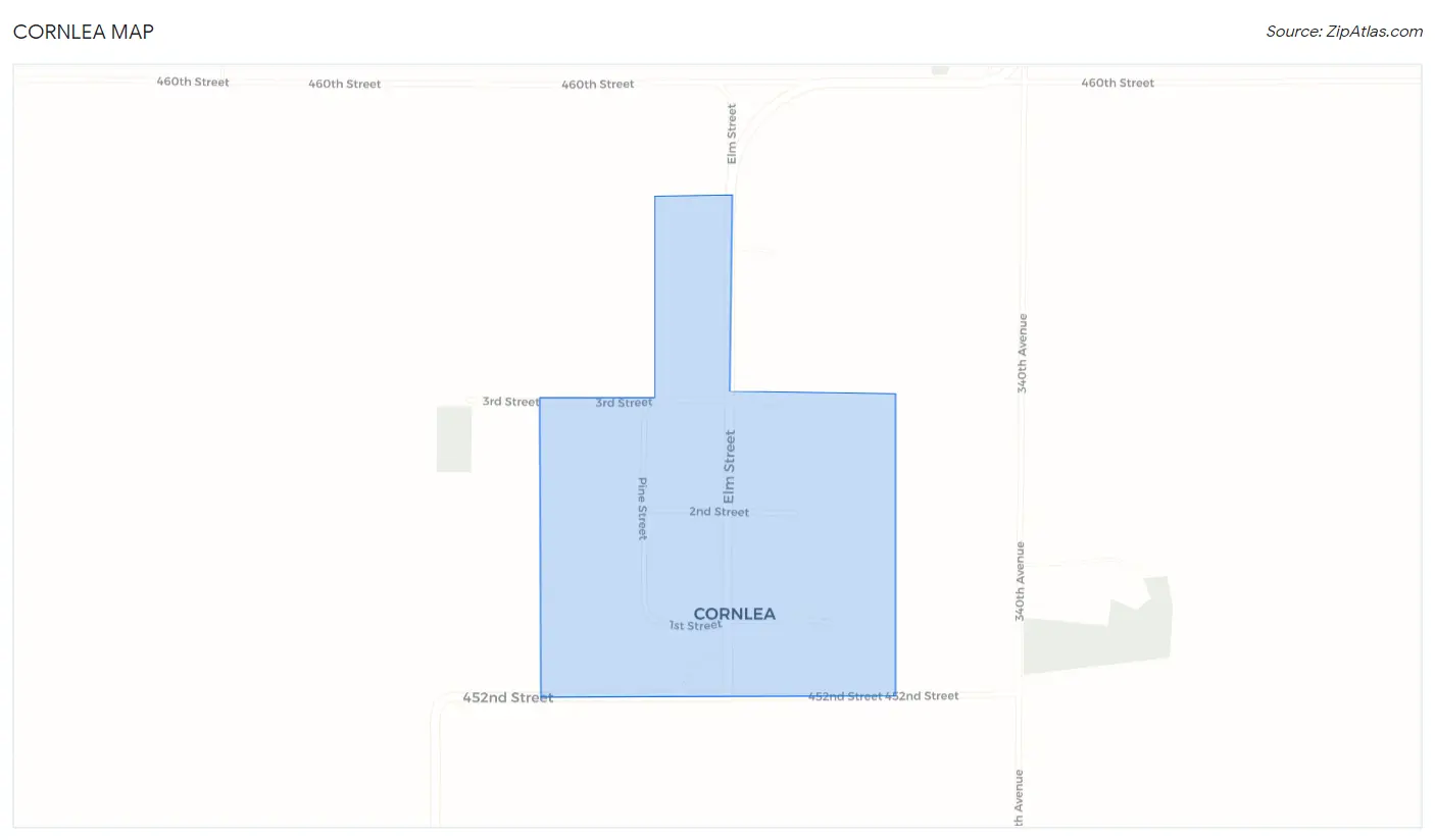 Cornlea Map