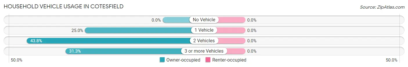 Household Vehicle Usage in Cotesfield