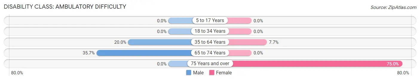 Disability in Craig: <span>Ambulatory Difficulty</span>