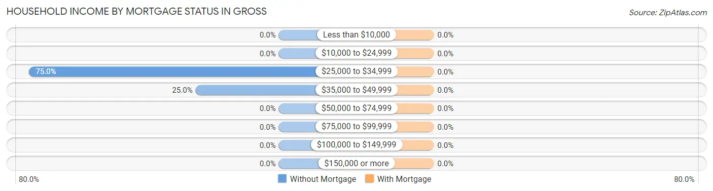 Household Income by Mortgage Status in Gross