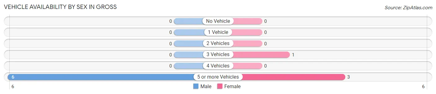Vehicle Availability by Sex in Gross