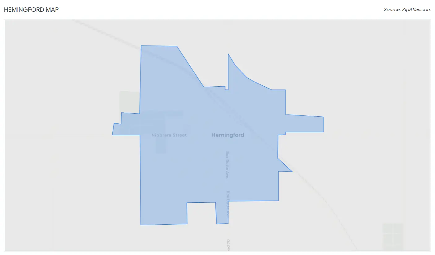 Hemingford Map