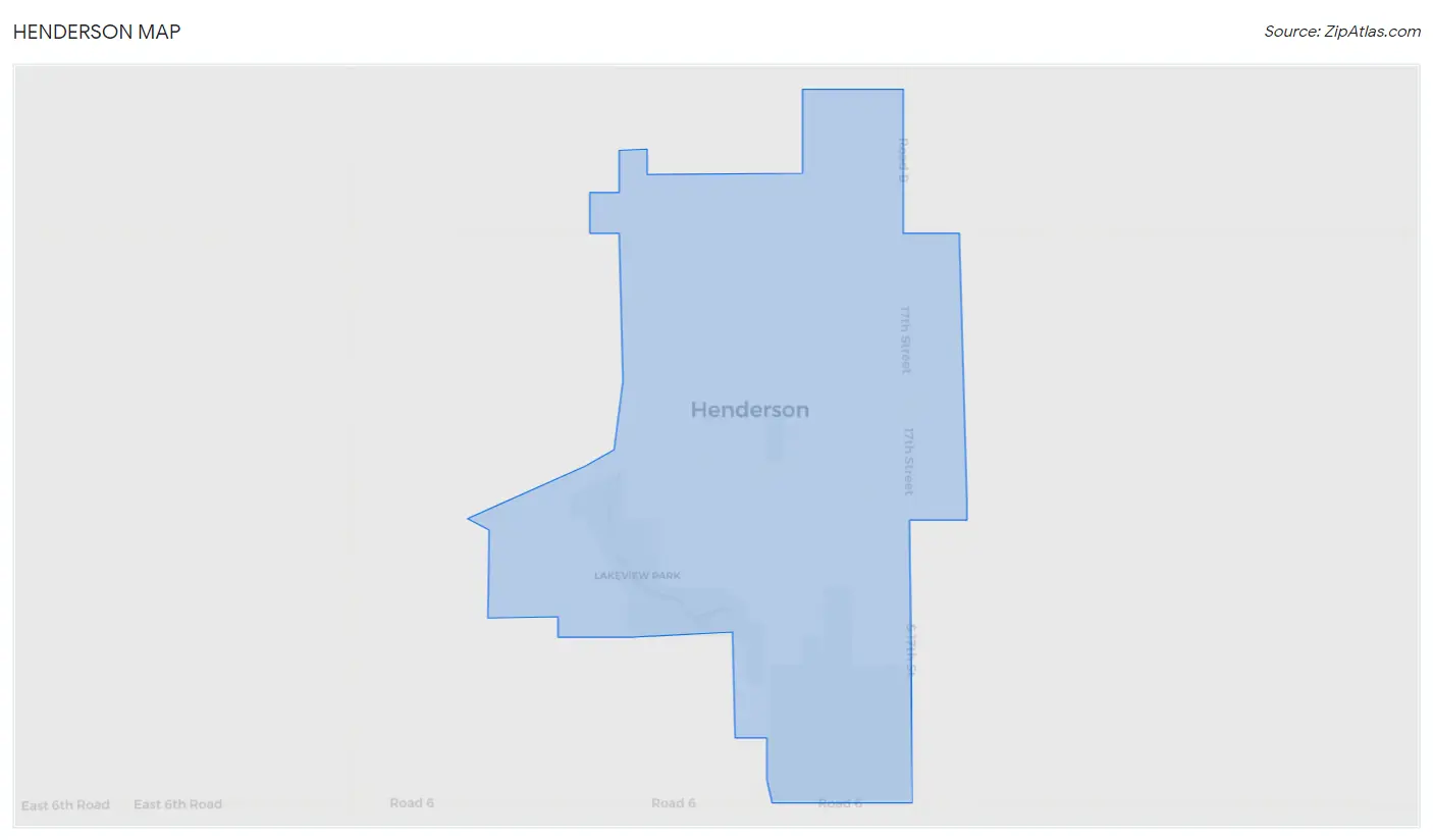 Henderson Map
