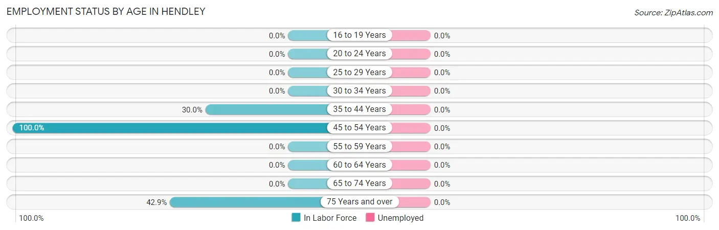 Employment Status by Age in Hendley