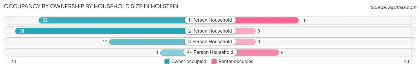 Occupancy by Ownership by Household Size in Holstein