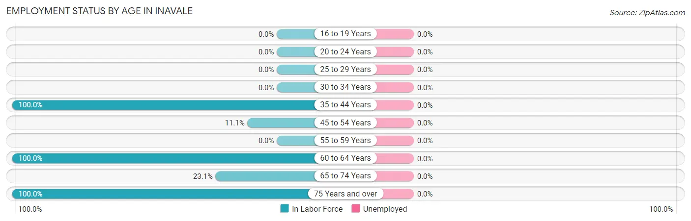 Employment Status by Age in Inavale