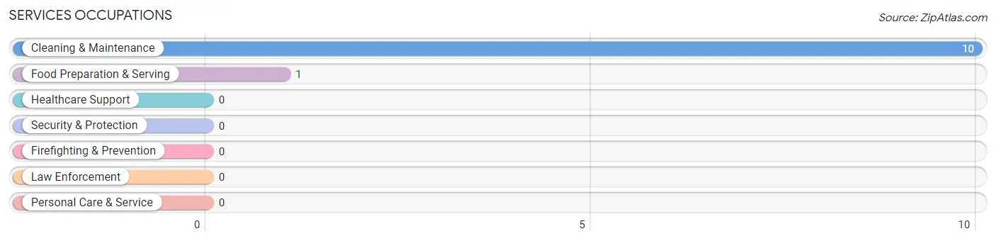 Services Occupations in Ithaca