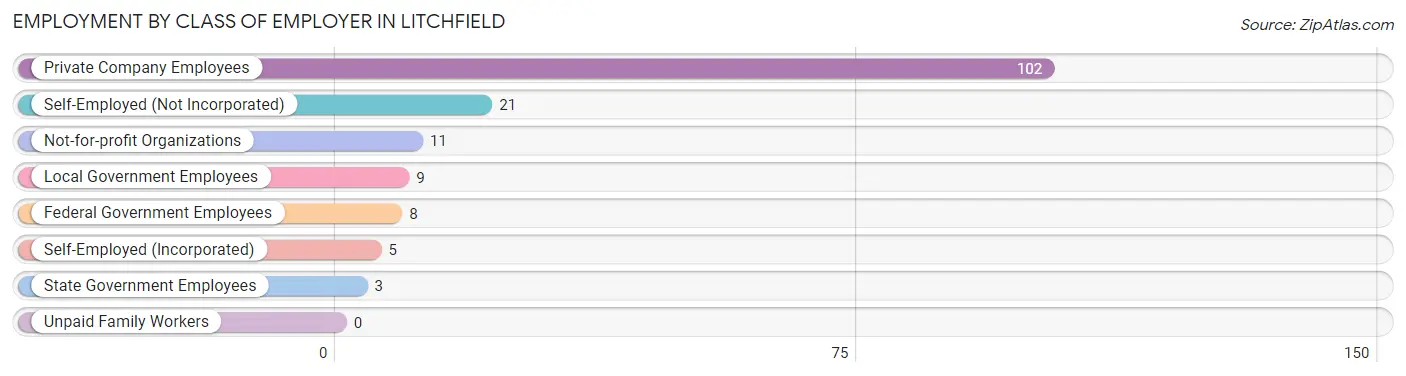 Employment by Class of Employer in Litchfield