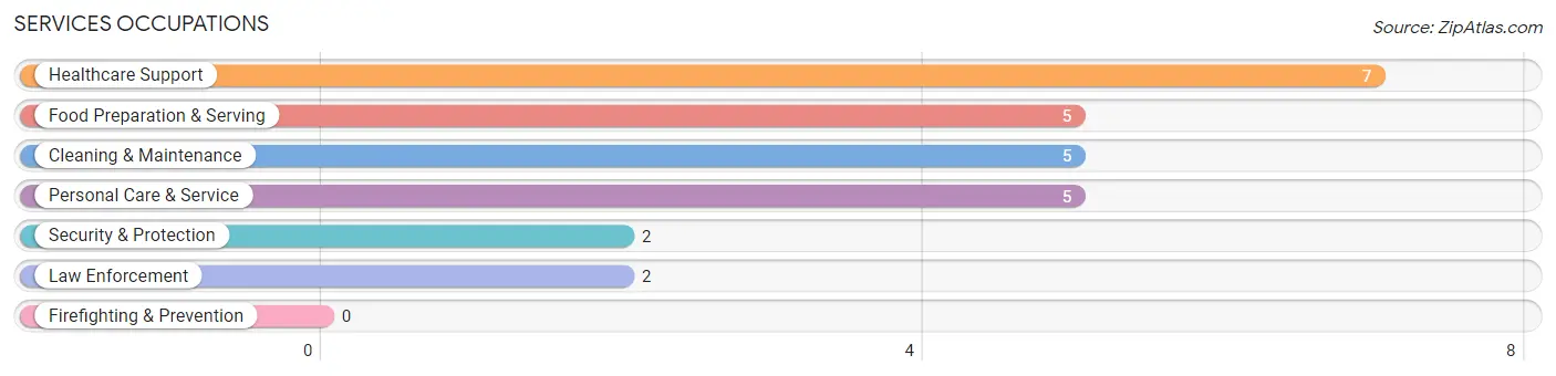 Services Occupations in Maywood