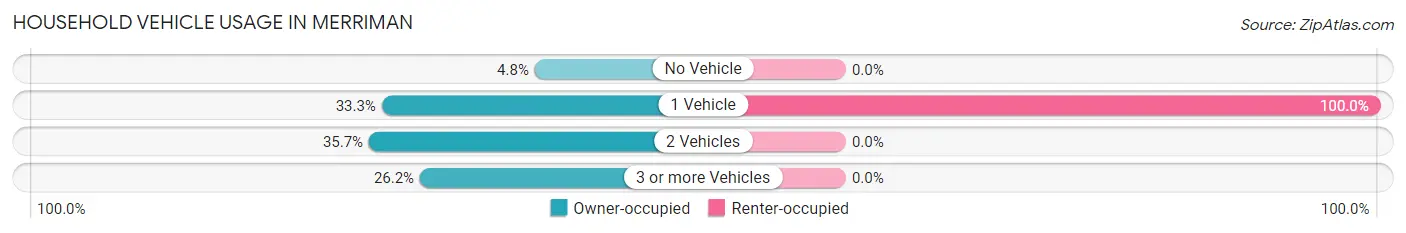 Household Vehicle Usage in Merriman