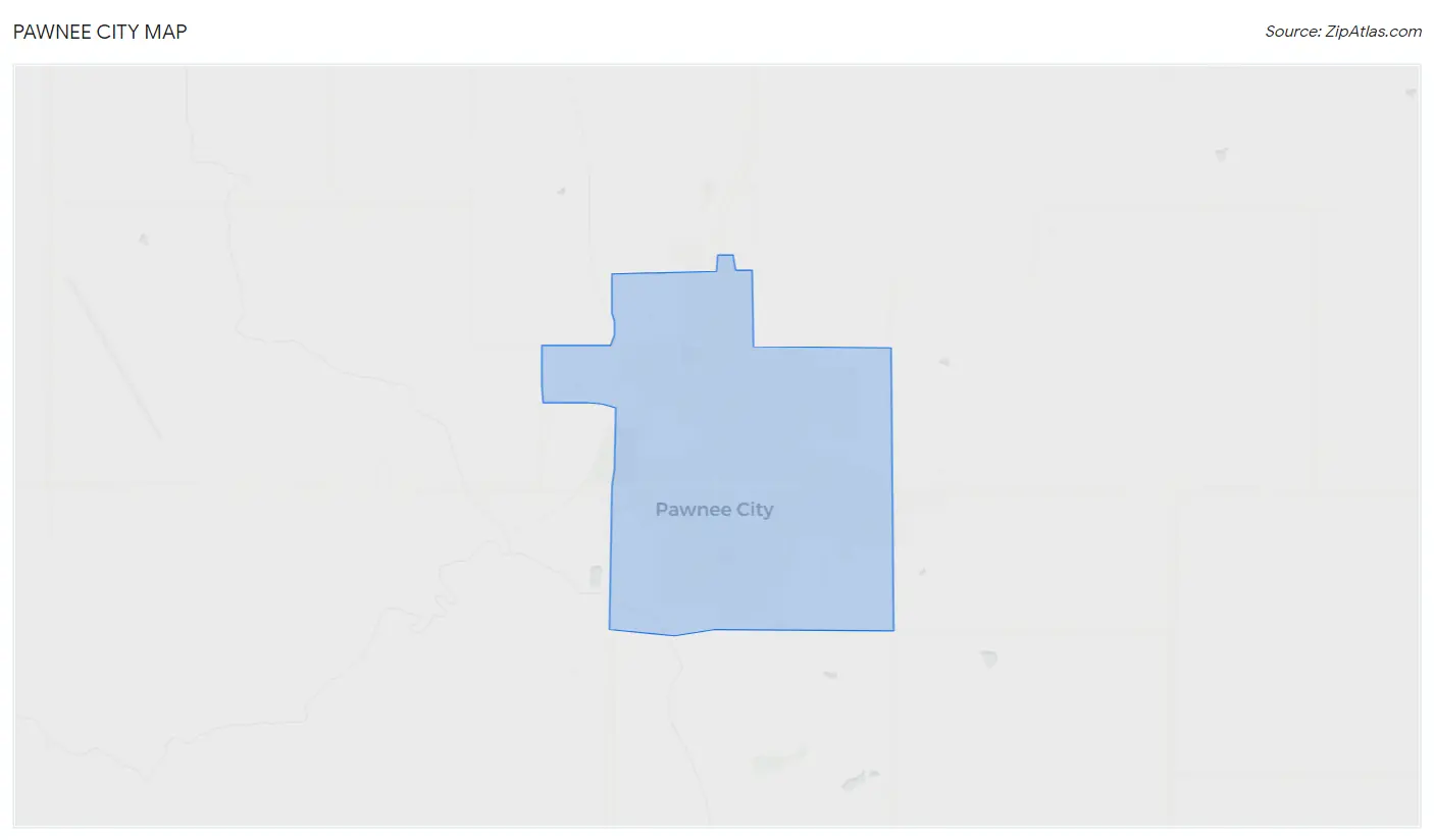 Pawnee City Map