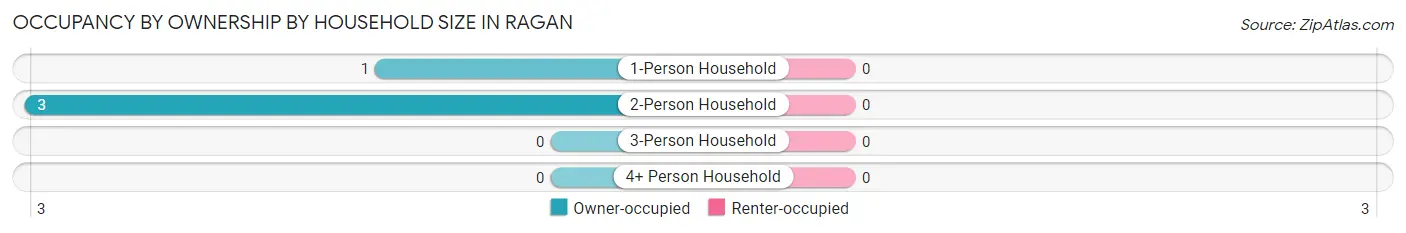 Occupancy by Ownership by Household Size in Ragan