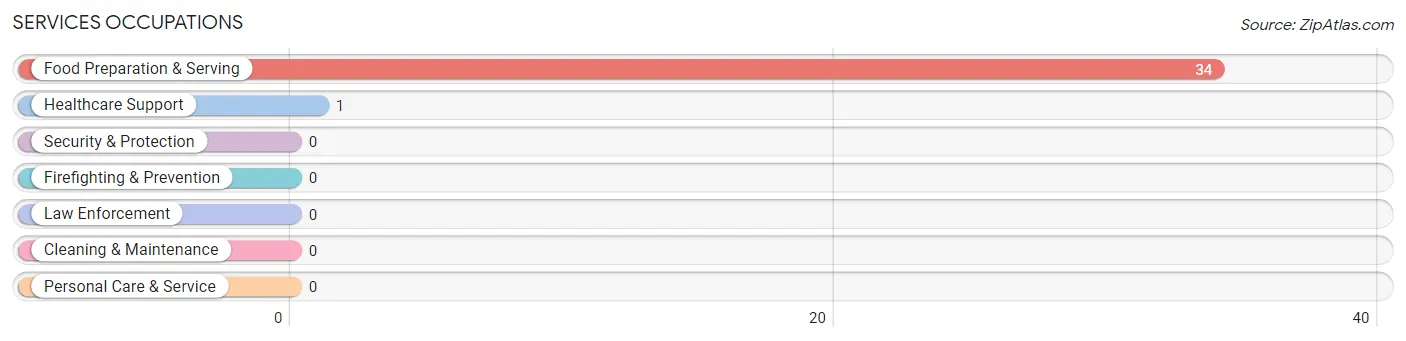 Services Occupations in Rockville