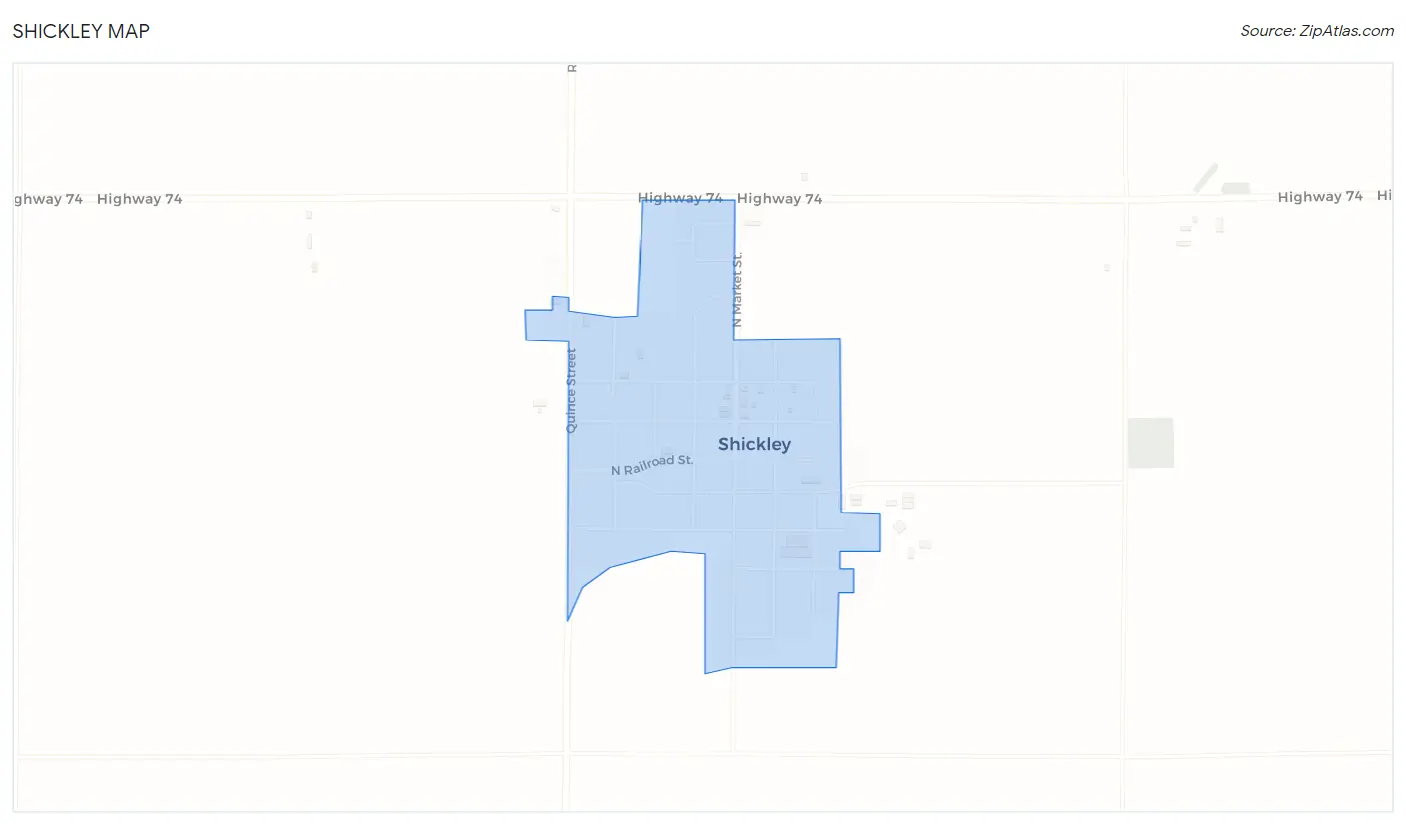 Shickley Map