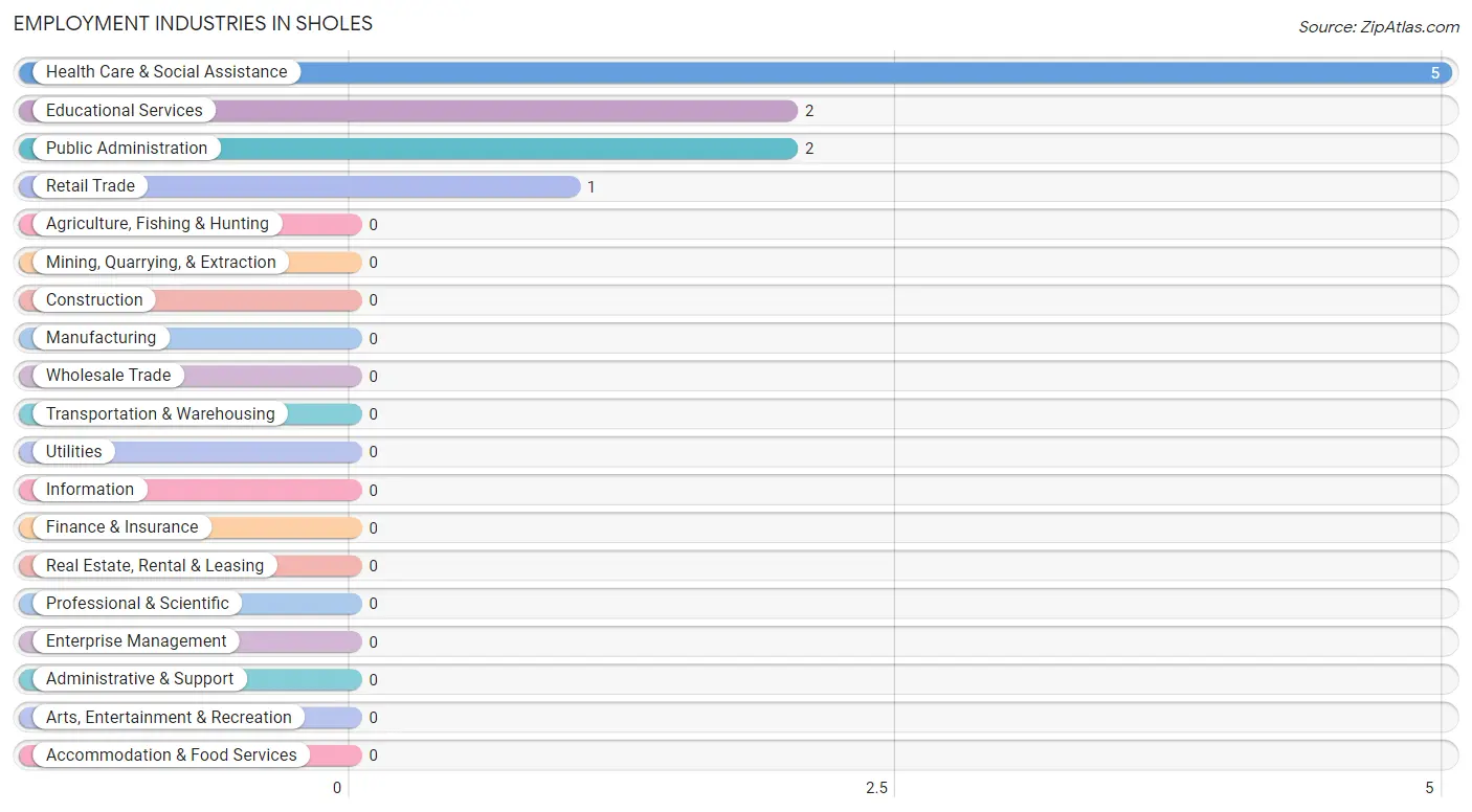 Employment Industries in Sholes