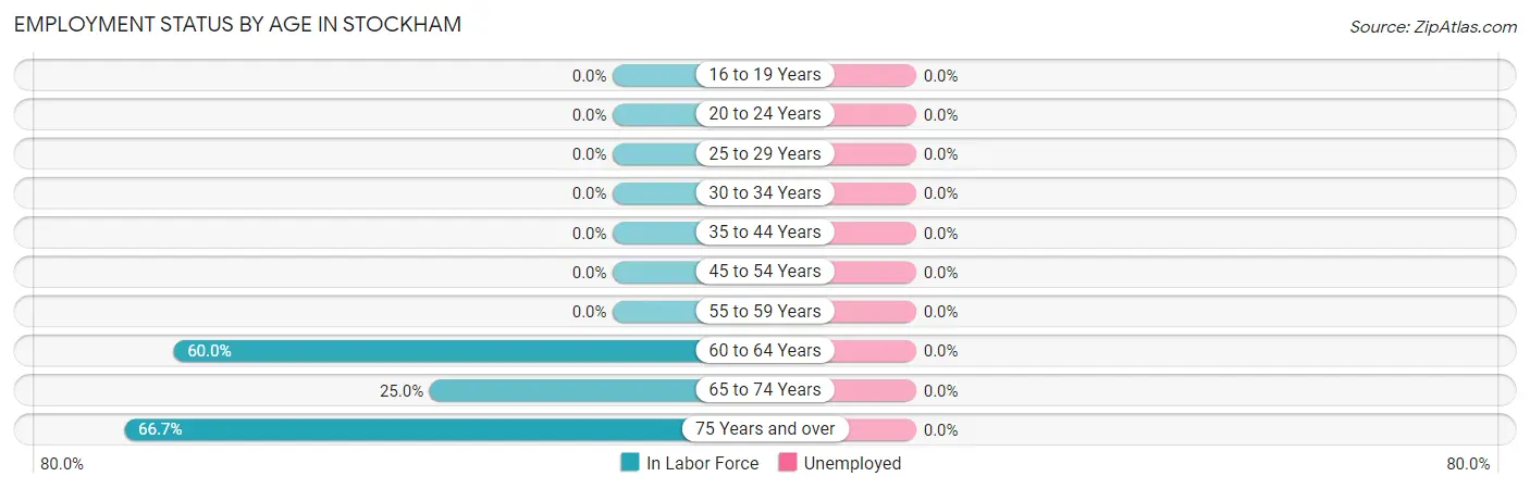 Employment Status by Age in Stockham