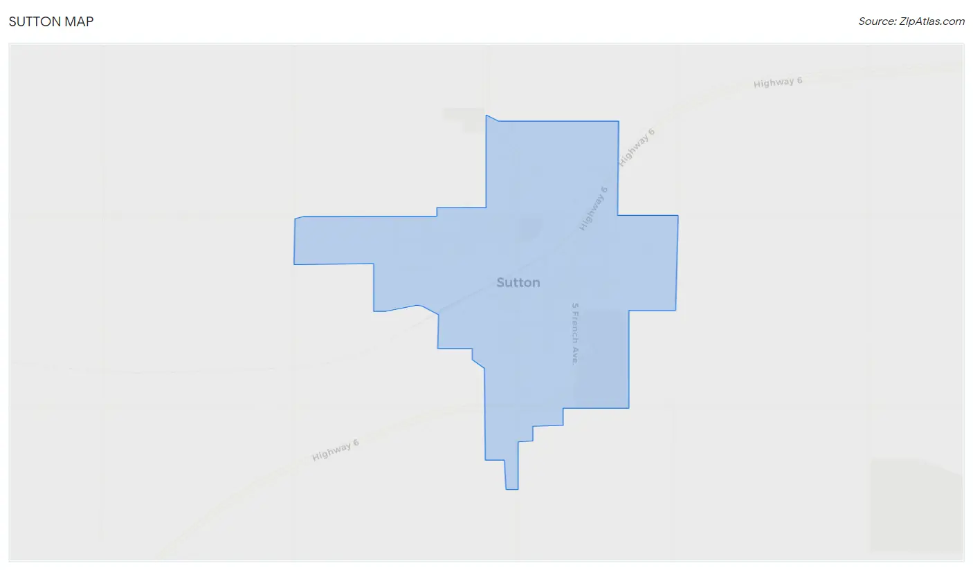 Sutton Map