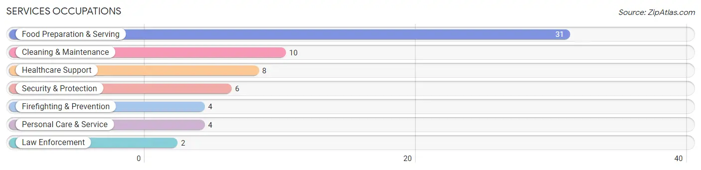 Services Occupations in Verdigre