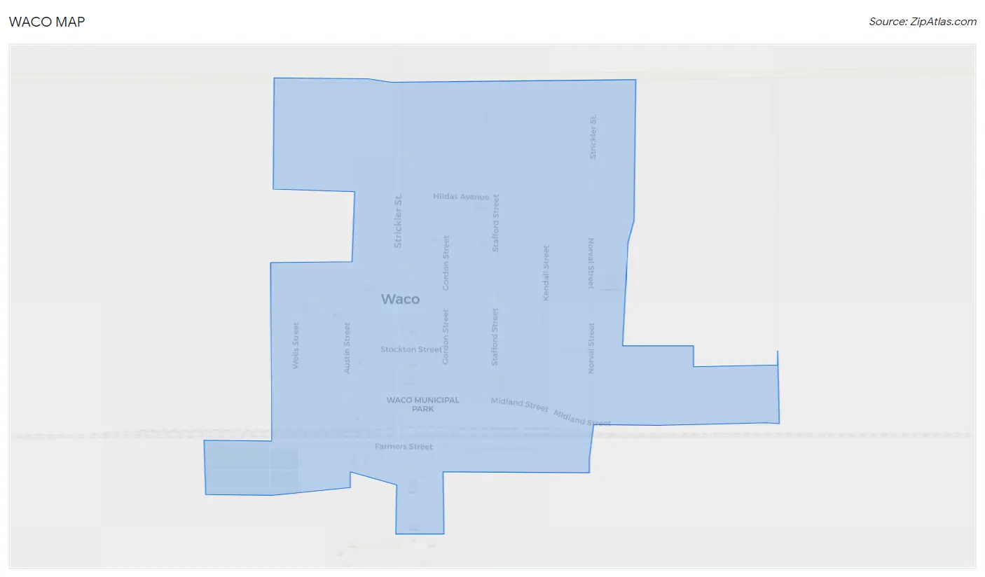 Waco Map