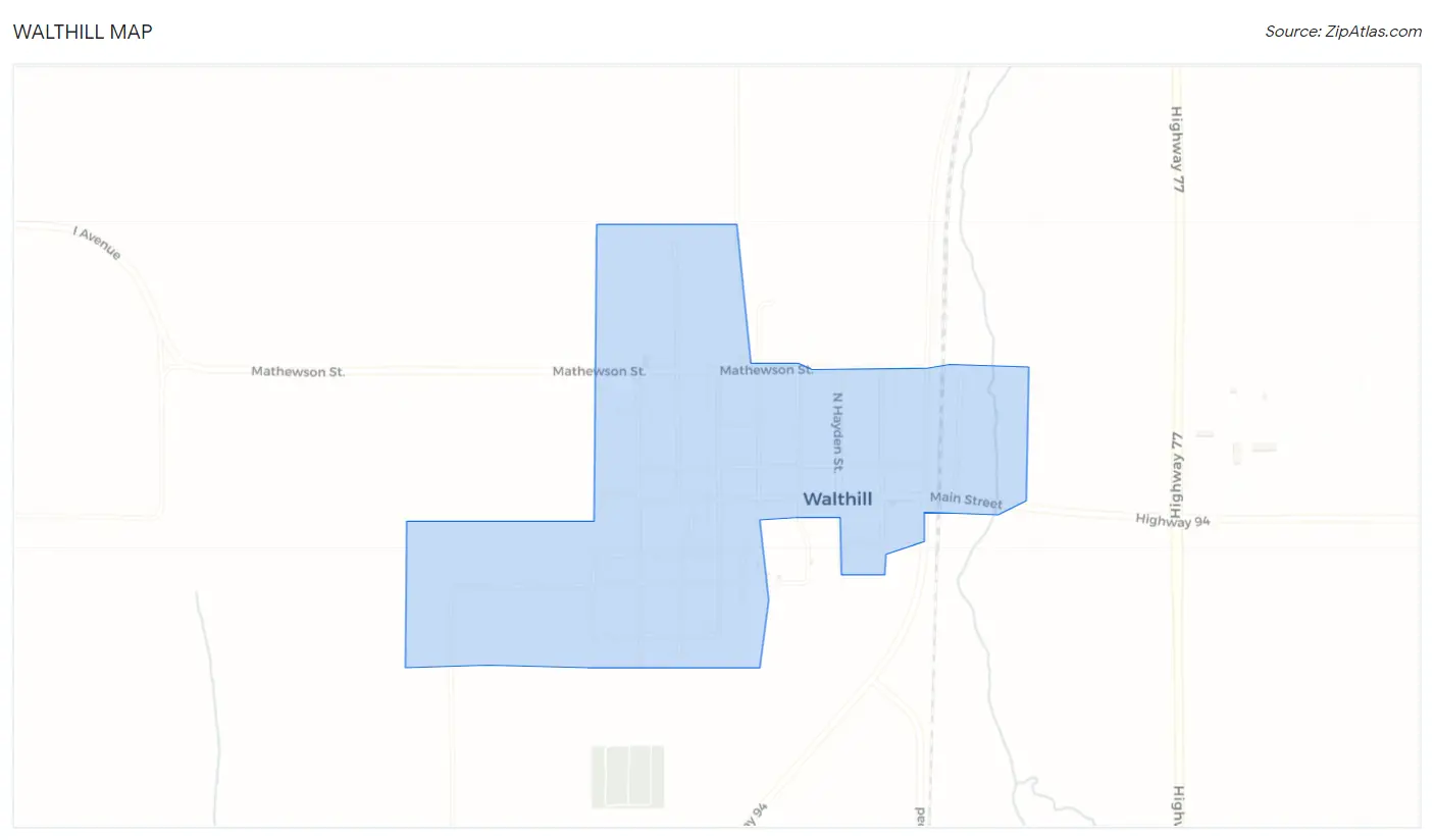 Walthill Map