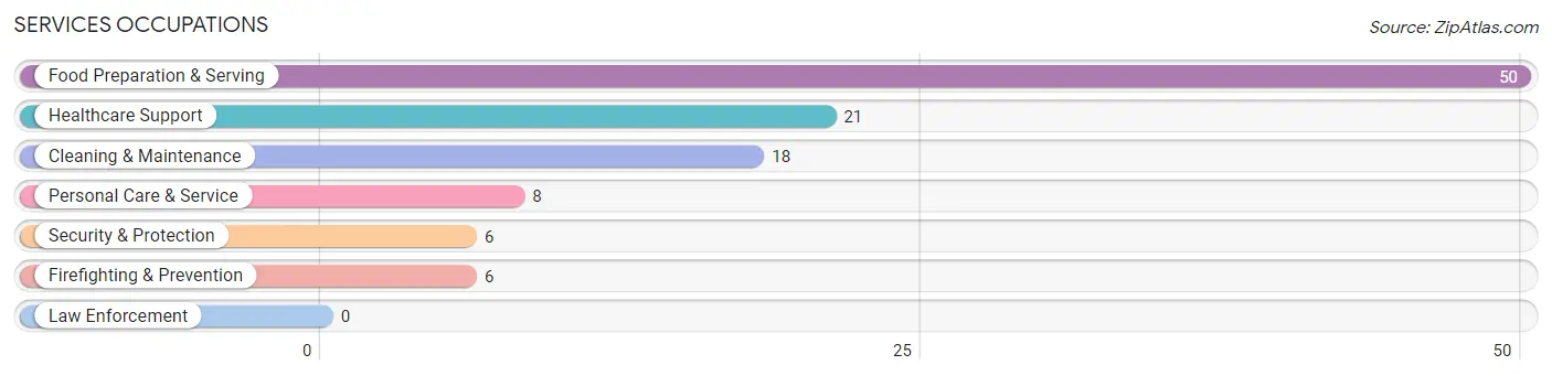 Services Occupations in Wood River