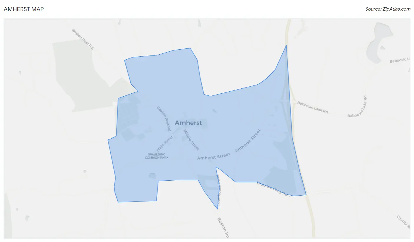 Amherst Map