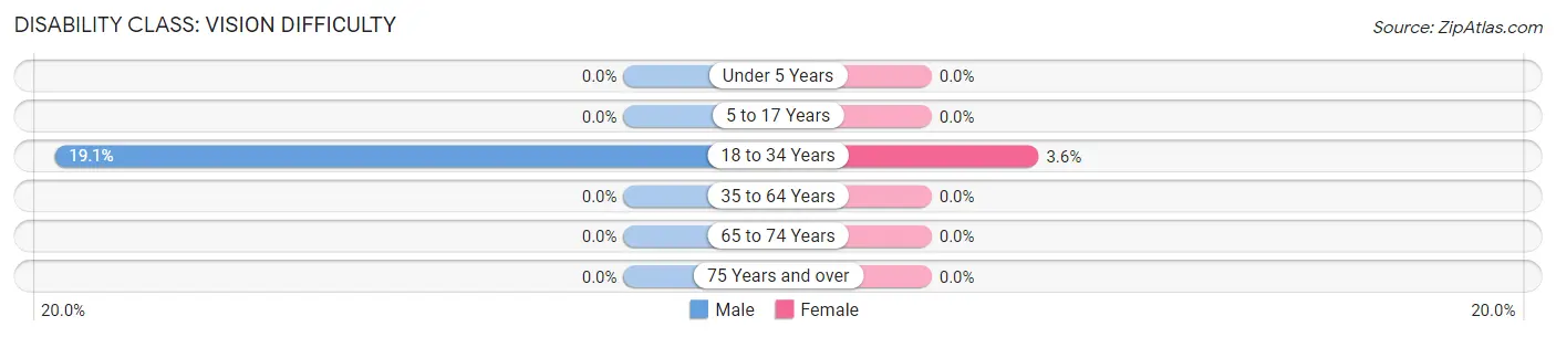 Disability in Enfield: <span>Vision Difficulty</span>