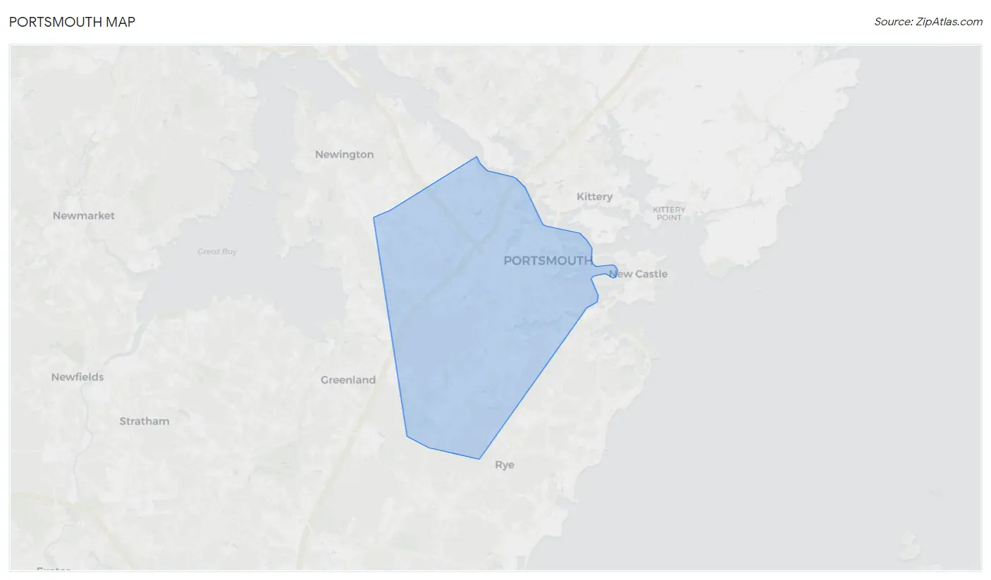 Portsmouth Map