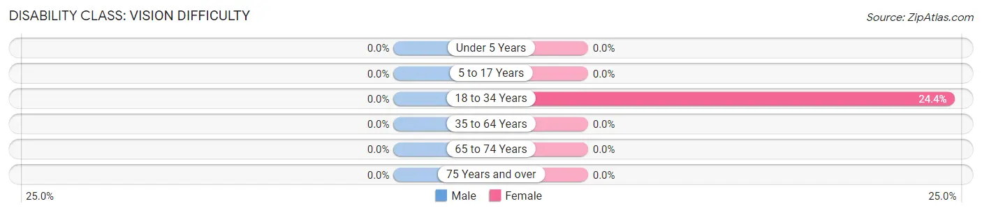 Disability in Andover borough: <span>Vision Difficulty</span>