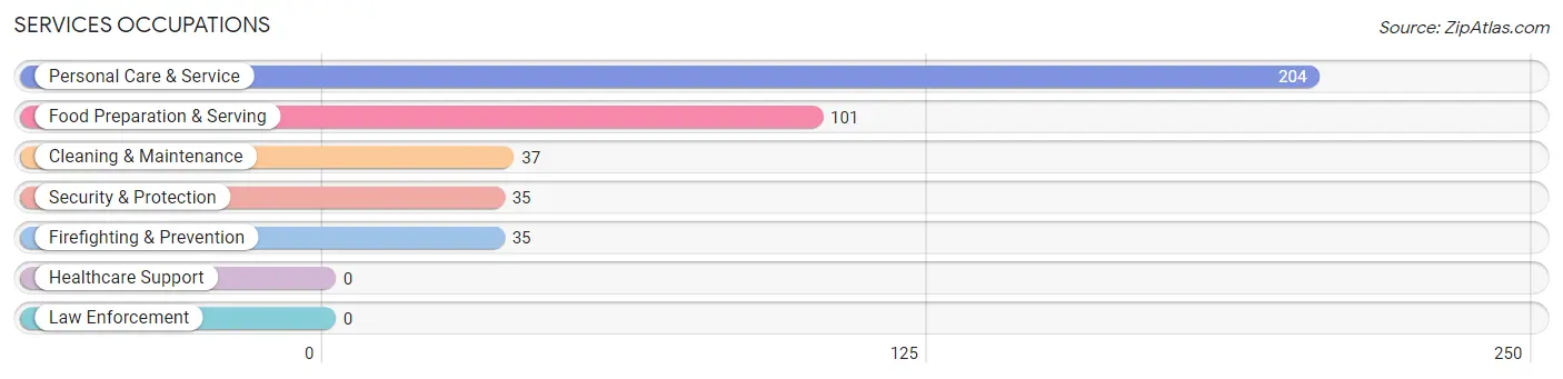 Services Occupations in Carlstadt borough