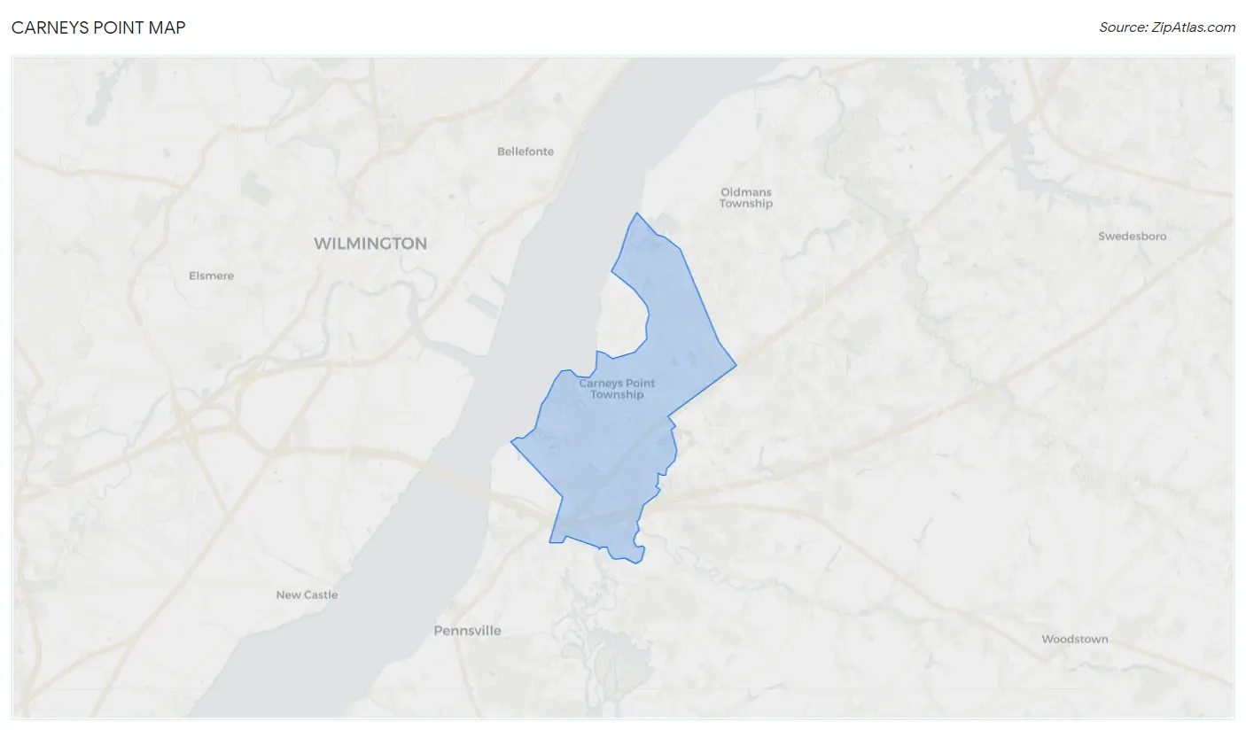 Carneys Point Map