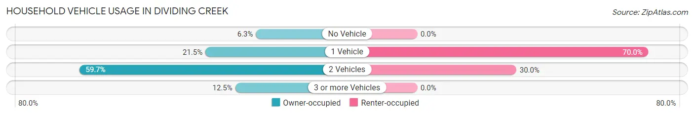 Household Vehicle Usage in Dividing Creek