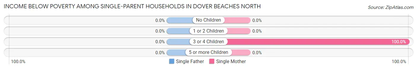Income Below Poverty Among Single-Parent Households in Dover Beaches North