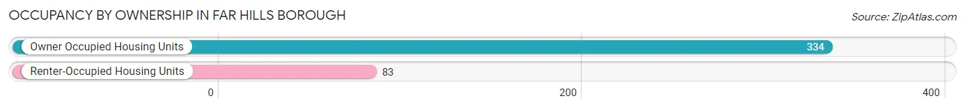 Occupancy by Ownership in Far Hills borough