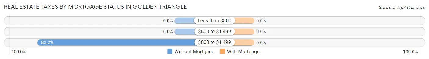 Real Estate Taxes by Mortgage Status in Golden Triangle