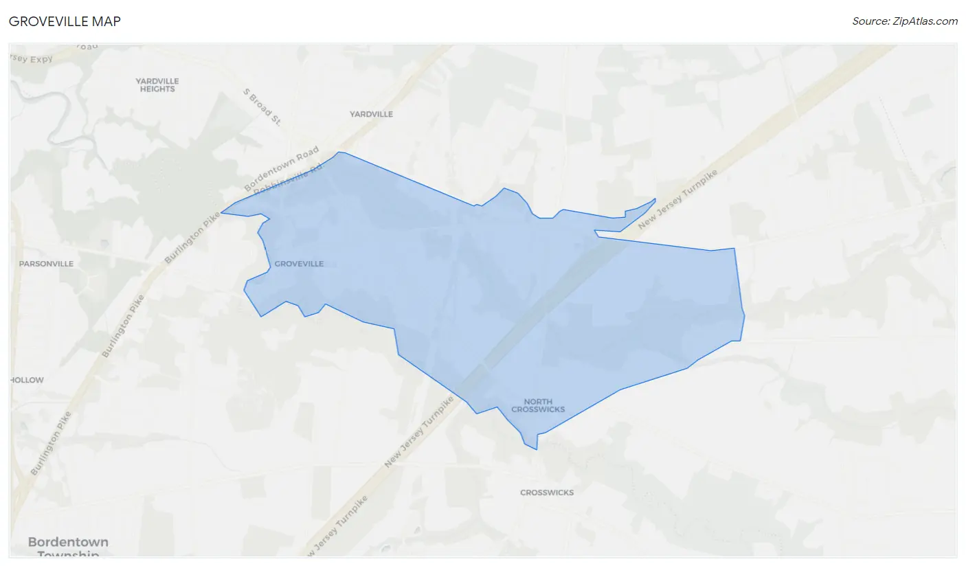 Groveville Map