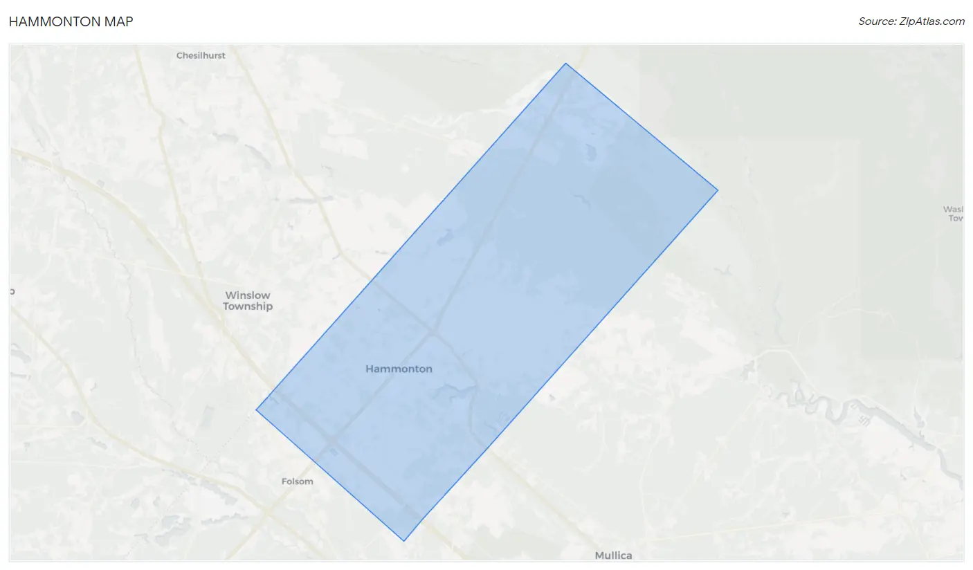 Hammonton Map