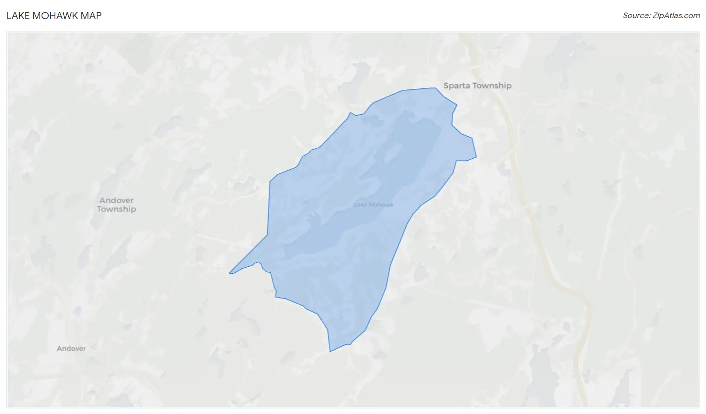 Lake Mohawk Map