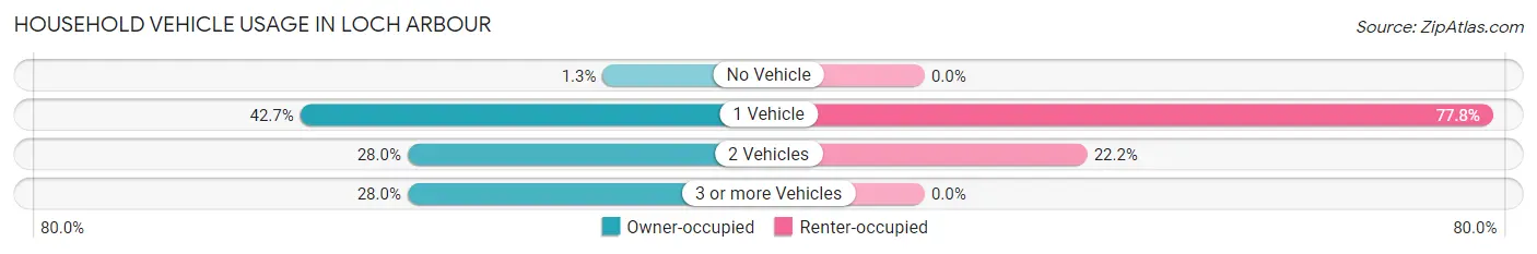 Household Vehicle Usage in Loch Arbour