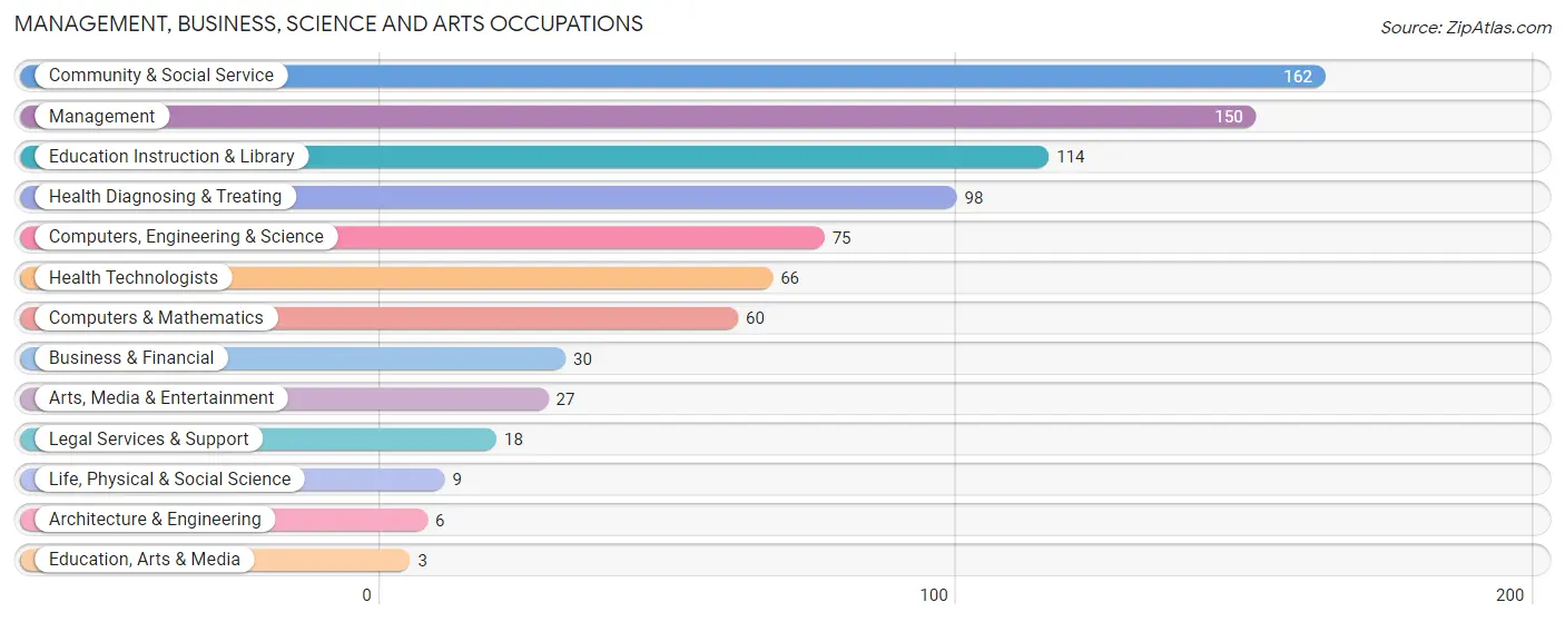 Management, Business, Science and Arts Occupations in Macopin