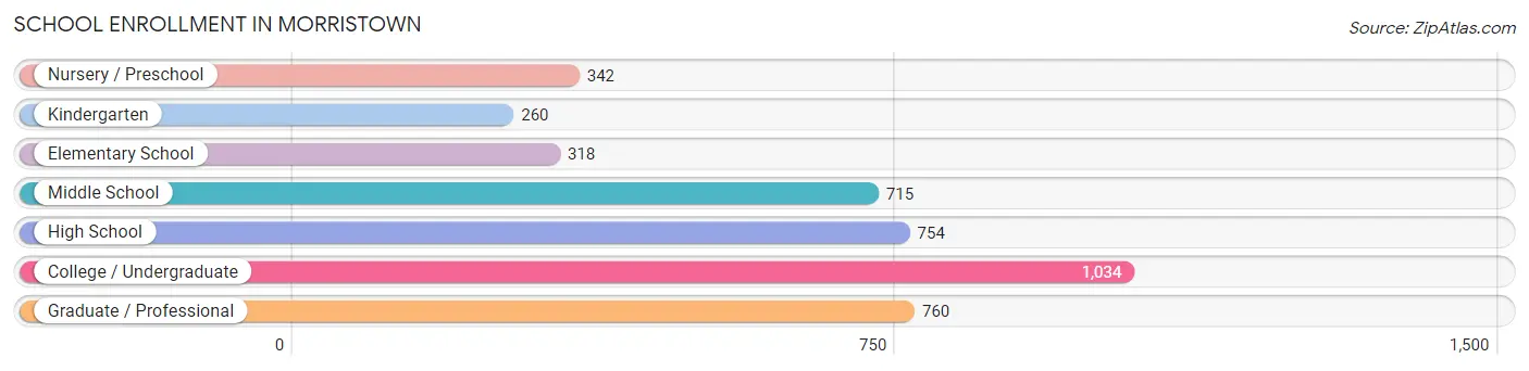 School Enrollment in Morristown