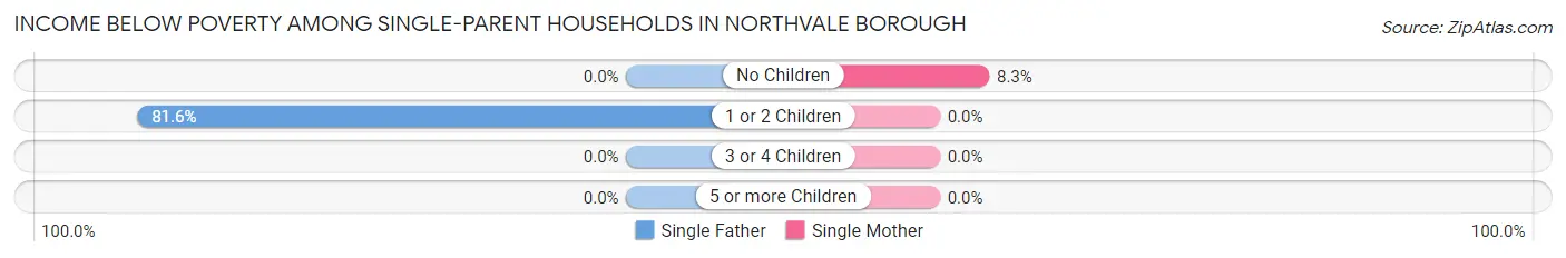 Income Below Poverty Among Single-Parent Households in Northvale borough