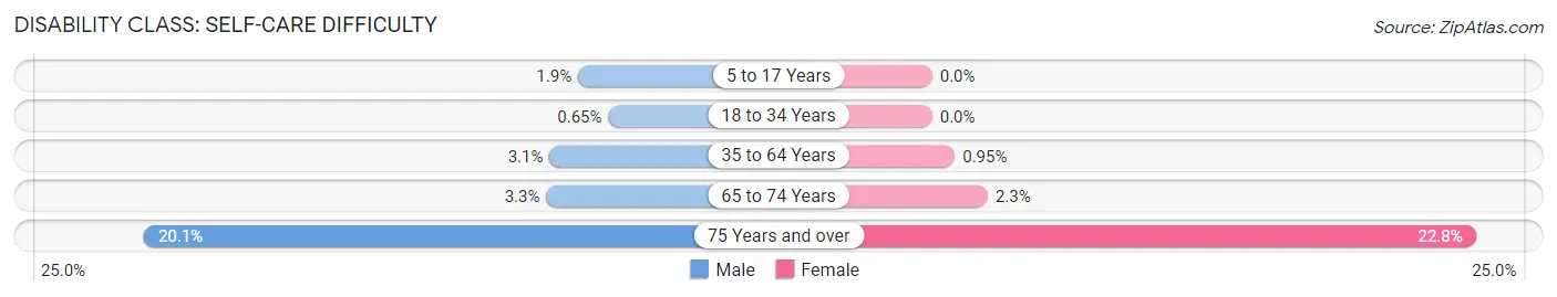 Disability in Old Bridge: <span>Self-Care Difficulty</span>