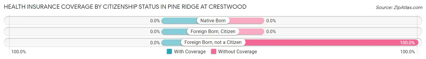 Health Insurance Coverage by Citizenship Status in Pine Ridge at Crestwood