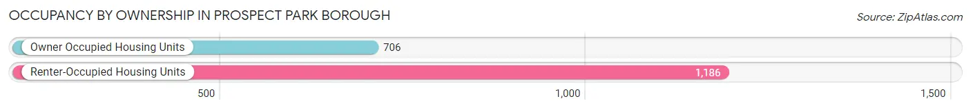 Occupancy by Ownership in Prospect Park borough