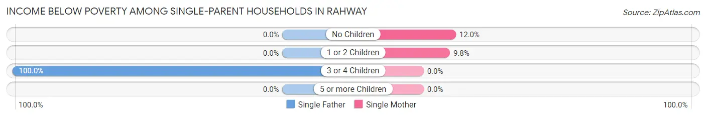 Income Below Poverty Among Single-Parent Households in Rahway