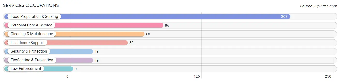 Services Occupations in The College of New Jersey