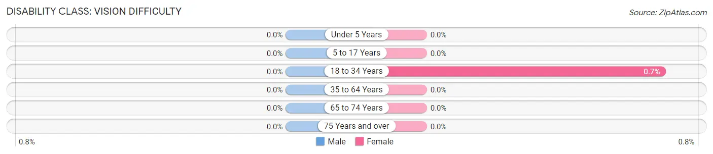 Disability in The College of New Jersey: <span>Vision Difficulty</span>